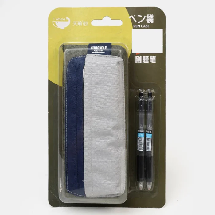 PENCIL POUCH WITH 2PENS FOR KIDS